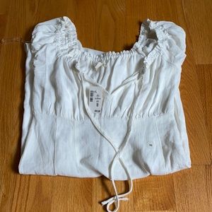 aeropostale white off the shoulder dress